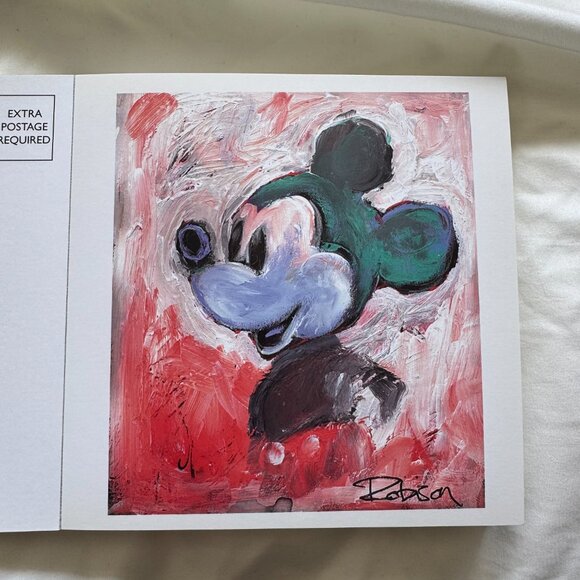 GUC, RARE Eric Robison Disney Mickey Mouse One Hundred 100 Postcards, Vintage - Picture 16 of 16
